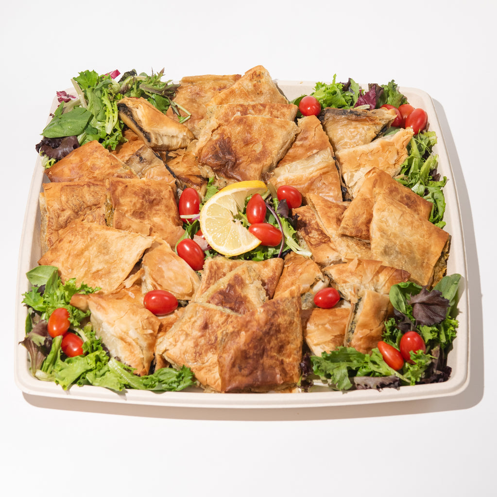 filo pie sampler spanakopita