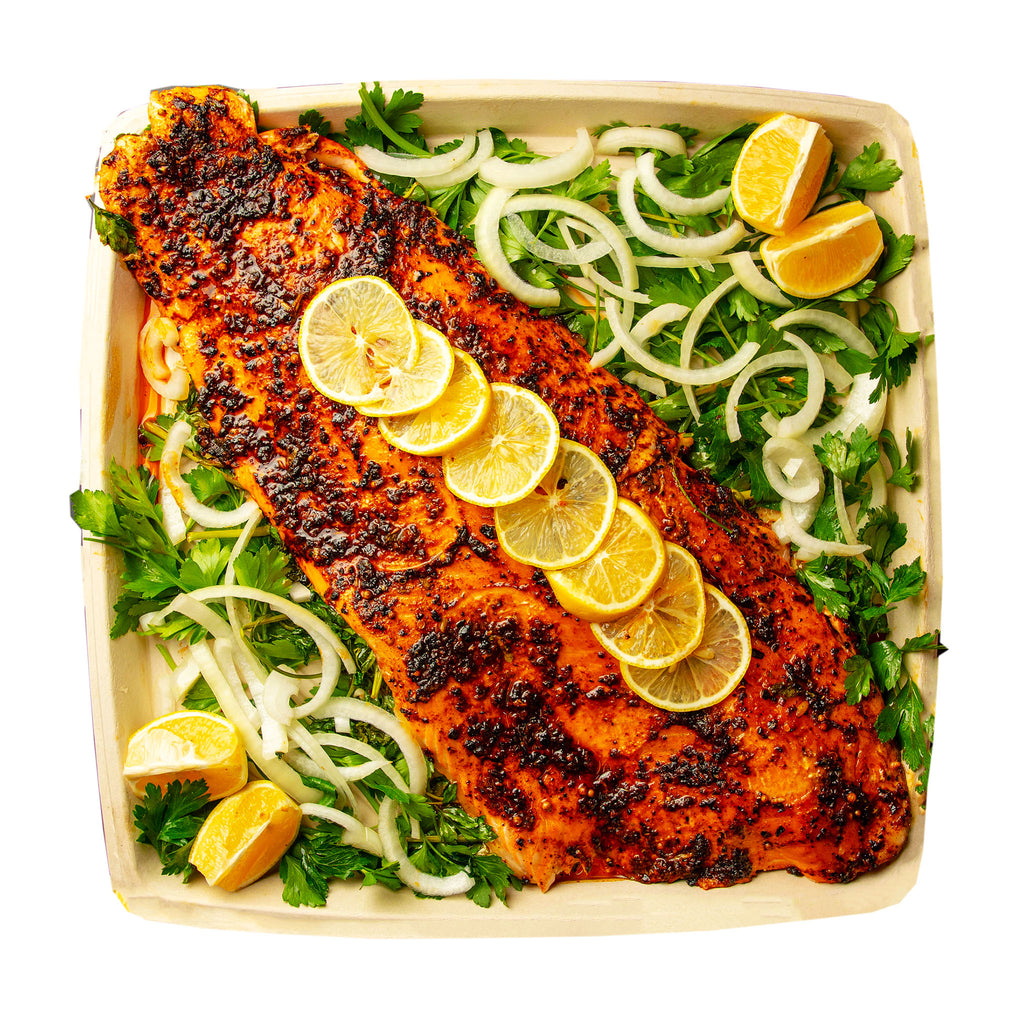 Harissa Salmon Platter