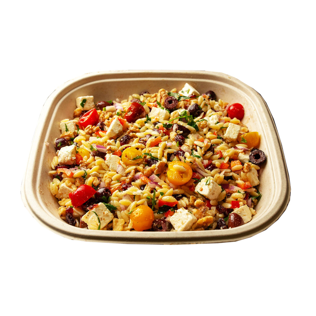 Orzo Salad with Cranberries and Walnuts